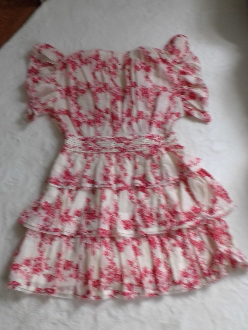 NEW OLIVACEOUS SIZE L RUFFLED DRESS - Picture 5 of 6